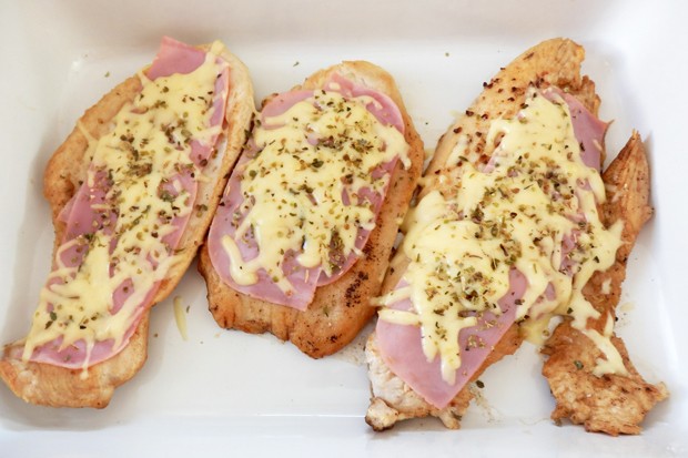 Breaded cutlets with melted cheese on top - recipe - photo: snake