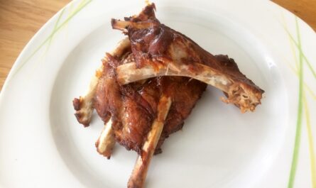 Grilled ribs in sweet and sour marinade - recipe - photo: happyJames