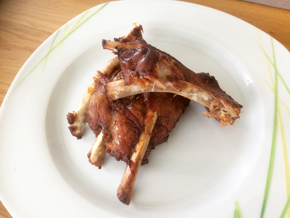 Grilled ribs in sweet and sour marinade - recipe - photo: happyJames